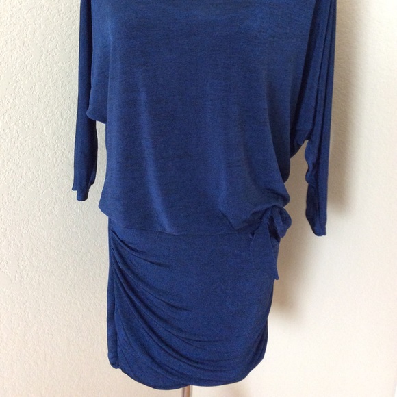 White House Black Market dress long sleeves open back cocktail dress - Picture 3 of 7